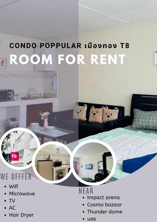 For Rent Condo Popular T8 Fl9 Bangkok Exterior photo